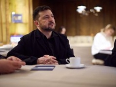 Zełenski po spotkaniu z Rubio. 