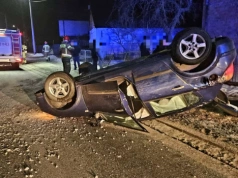 Zderzenie dwóch aut  w Liwie