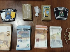 Narkotyki, broń i skradziony samochód. Policyjna interwencja w Agüimes