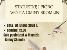 W piątek Gminne Dyktando o Statuetkę i Pióro Wójta Gminy Skomlin. Zgłoszenia do jutra!