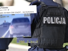 Puławy: policja zatrzymała kobietę, która pędziła 200 km/h, bo spieszyła się 