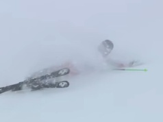 Szybki koniec. Upadek Polaka na olimpijskiej trasie