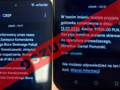 Nowy typ oszustwa – przestępcy podszywają się pod policjantów CBŚP