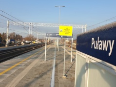 Mołdawianin pomiędzy wagonami towarowymi w Puławach. Został zatrzymany