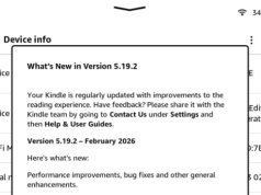 Oprogramowanie 5.19.2 dla Kindle – poprawa błędu słownika i nowe funkcje dla Scribe 3