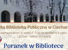 Poranek w Bibliotece - MBP w Ciechanowie zaprasza najmłodszych czytelników