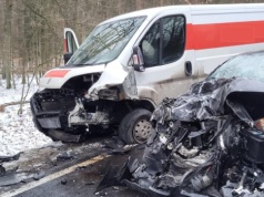 Wypadek drogowy w miejscowości Bugaj