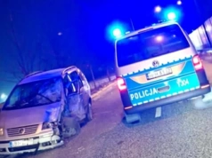 Zderzenie na ul. Północnej. Droga nieprzejezdna