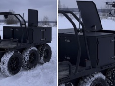 Ukraińcy "dopakowali" swoje roboty Ratel. Teraz wypuszczają drony FPV