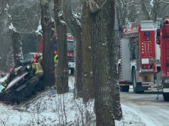 Międzygórze - tragiczny wypadek na drodze, transport LPR