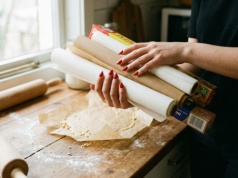 Znalazłam nietypowe zastosowanie papieru do pieczenia. Gamechanger w każdej łazience