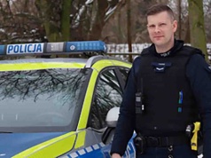 Środa Wlkp. Piękny gest policjanta, oddał cząstkę siebie ciężko chorej 10-latce