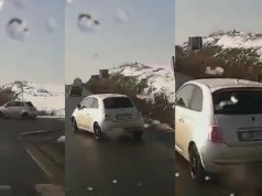 Niebezpieczna sytuacja na DK19 w Ciecierzynie. Kierowca ciężarówki uniknął zderzenia w miejscu niedawnego wypadku