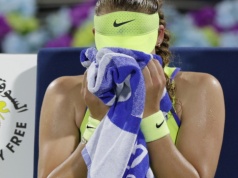 Rosjanka nie opanowała nerwów na korcie. Biła samą siebie, później zalała się łzami