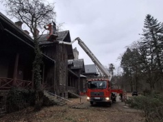 Prace przy Pałacu w Mojej Woli (ZDJĘCIA)