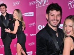 Wiktora Gąsiewska i Jasper Sołtysiewicz posyłają uśmiechy na ramówce TVP. Para jak z żurnala? (ZDJĘCIA)