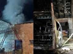 Pożar stodoły w Piotrkowie Kolonii. W akcji 8 zastępów straży pożarnej