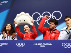 Niespodziewany bohater zimowych igrzysk. Pluszowy pieróg podbija internet