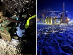 Ciągnik przewrócił się na kierowcę. Dramatyczna walka o życie mężczyzny