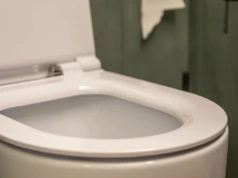 Wrzuć zamrożoną kulkę do toalety. Kamień do rana zniknie