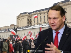 Szef MSZ zareagował na protest przed Pałacem Prezydenckim. Ostry wpis. "Ciekawe, ilu tam frajerów"