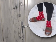 Obcy spał w cudzym łóżku. Dowody miał na stopach