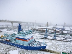 Potężny rosyjski lodołamacz na Bałtyku. Pojawił się w pobliżu Estonii