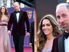 Kate Middleton ZACHWYCA na BEFTA 2026 w sukni w kolorze pudrowego różu u boku Williama. Klasa? (ZDJĘCIA)
