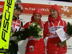 Kacper Tomasiak mistrzem Polski w skokach narciarskich! Konkurs w Wiśle zakończono po jednej serii