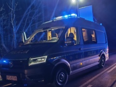 Karetka zderzyła się z łosiem. Są utrudnienia w ruchu na drodze krajowej nr 19