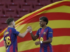 Lewandowski bez gola, ale Barcelona świętuje