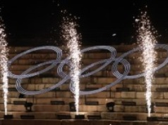 Ceremonia zamknięcia igrzysk w starożytnym amfiteatrze w Weronie