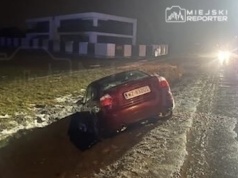 Zderzenie dwóch Audi. Nietrzeźwy sprawca, obywatel Ukrainy był pijany
