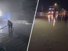 Najpierw mróz i śnieg, teraz roztopy. Woda zalewa drogi i domy