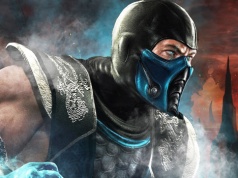 Medaliści olimpijski w łyżwiarstwie figurowym występują jako Sub-Zero i Kitana z Mortal Kombat