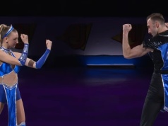 Mortal Kombat na Igrzyskach! Sub-Zero i Kitana opanowali taflę lodu