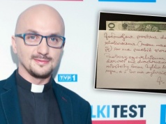 Proboszcz znalazł to w zakrystii. Wymowna wiadomość i podarek od kościelnego