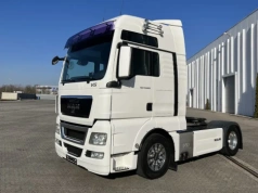 Dwa 18-letnie MAN-y TGX po 47 tys. euro – „V-ósemki” niemal bez przebiegu