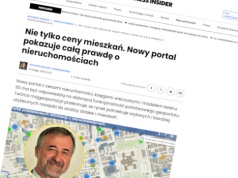 Nie tylko ceny mieszkań - MojGeoportal.pl w Business Insider