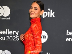 Honorata Skarbek zachwyca na Bestsellerach Empiku 2025. Postawiła na koronkę i prześwity