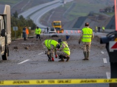 Myśliwiec runął na ziemię niedaleko tureckiej autostrady. Pilot nie miał szans