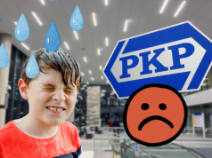 Dworzec Olsztyn Główny z kolejną awarią. Klasa premium z mokrą niespodzianką