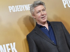 Aidan Gillen na premierze "Pojedynku". Był gwiazdą "Gry o tron"