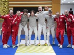 Brązowy floret Olgierda Borkowskiego