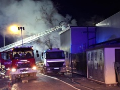 Nocny pożar w Kąkolewie