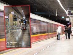 Piątek, godz. 23.30. Włoch pokazał nagranie ze stacji metra w Warszawie