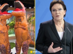 Takiego otwarcia "Dzień dobry TVN" nikt się nie spodziewał. Dinozaury w studiu i kpiny ze słów Ewy Kopacz