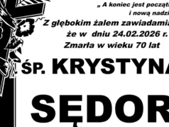 Zmarła Krystyna Sędor
