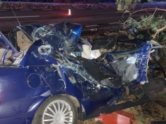 Wypadek na drodze krajowej. Ranna kobieta