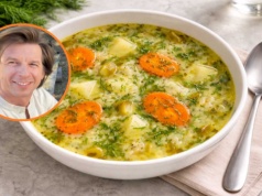 Domowa zupa ogórkowa w wersji premium wg przepisu Okrasy